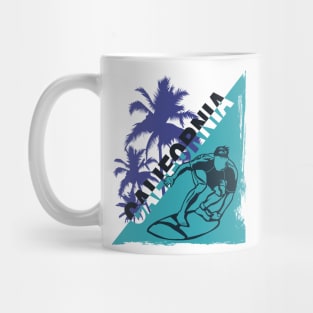 California Surfer Lettering Mug